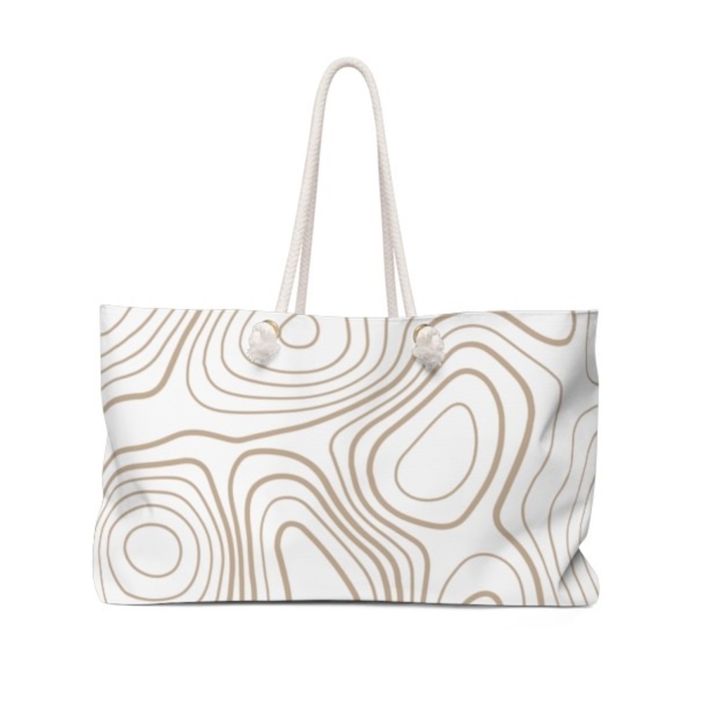 Geometric Weekender Bag